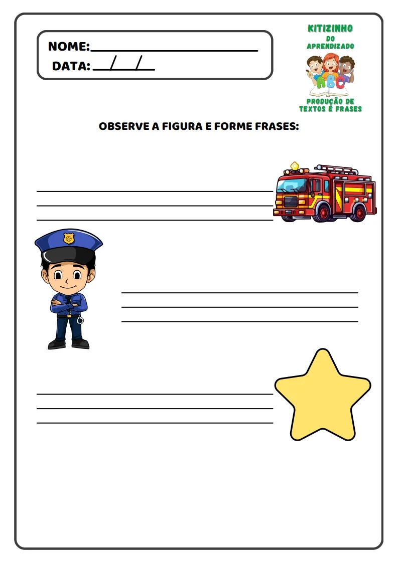 PRODUÇÃO DE TEXTOS E FRASES[78]